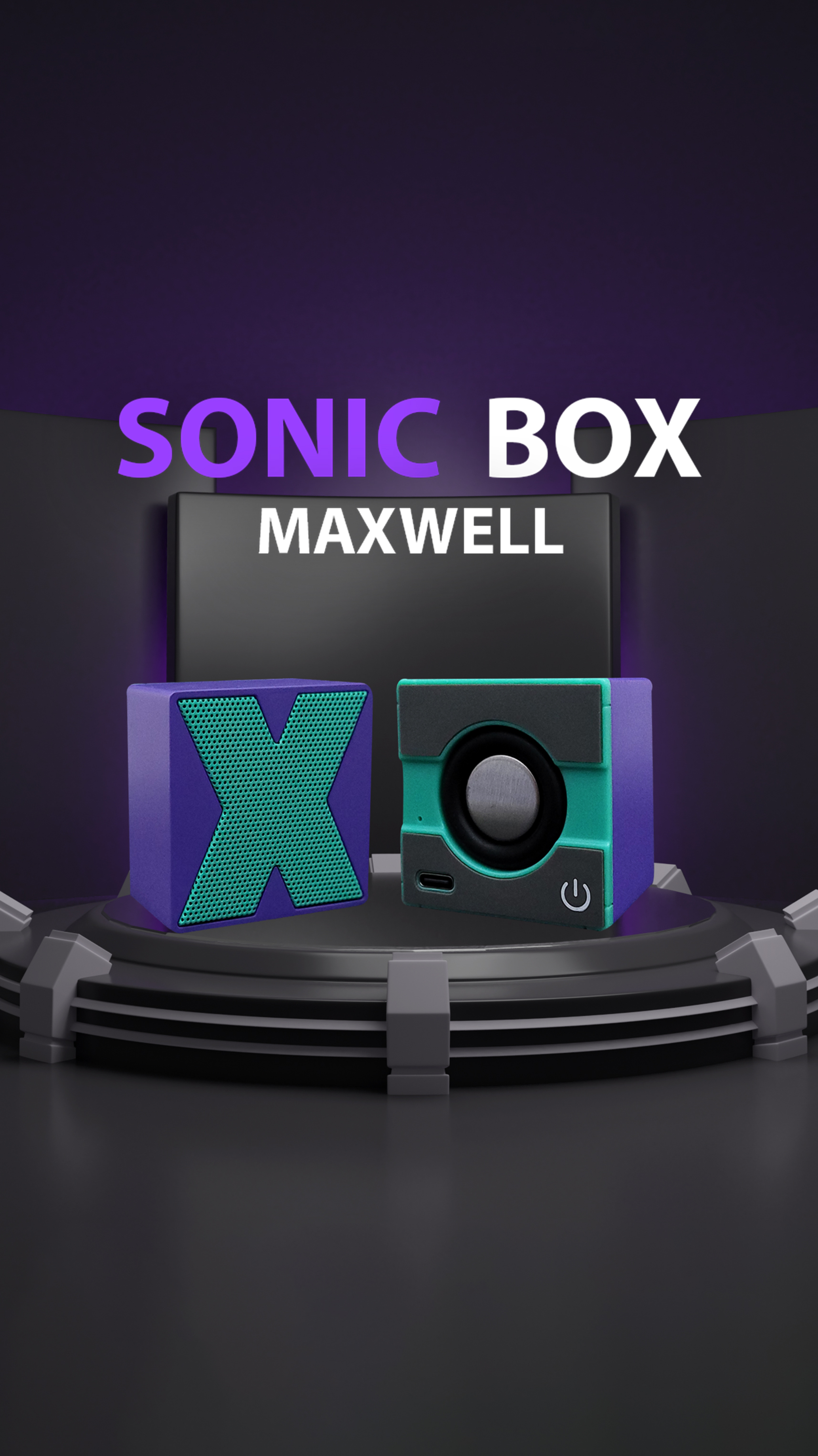 اسپیکر بلوتوثی قابل حمل مدل SonicBox