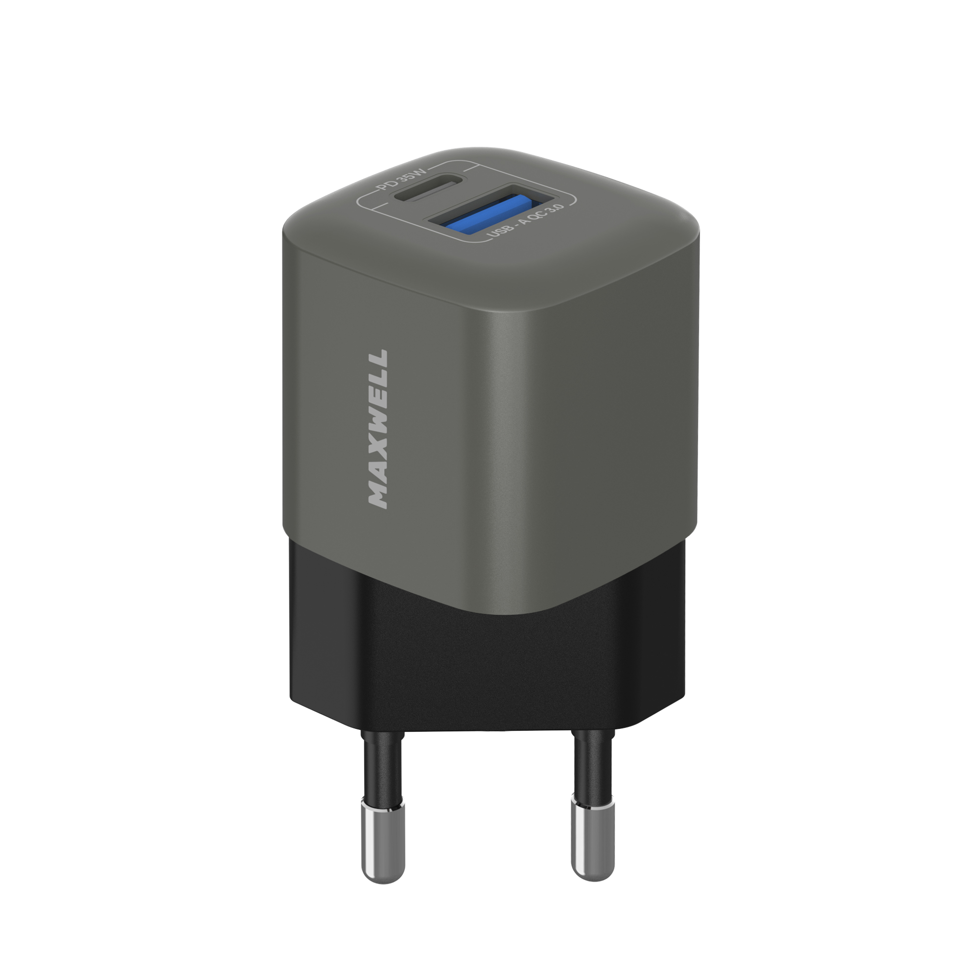 شارژر دیواری 35 وات 2 پورت مدل CHARGEMAX با فناوری PD