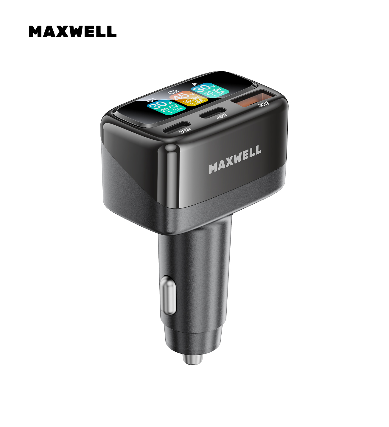 شارژر فندکی 105 وات سه پورت مدل ORBIT