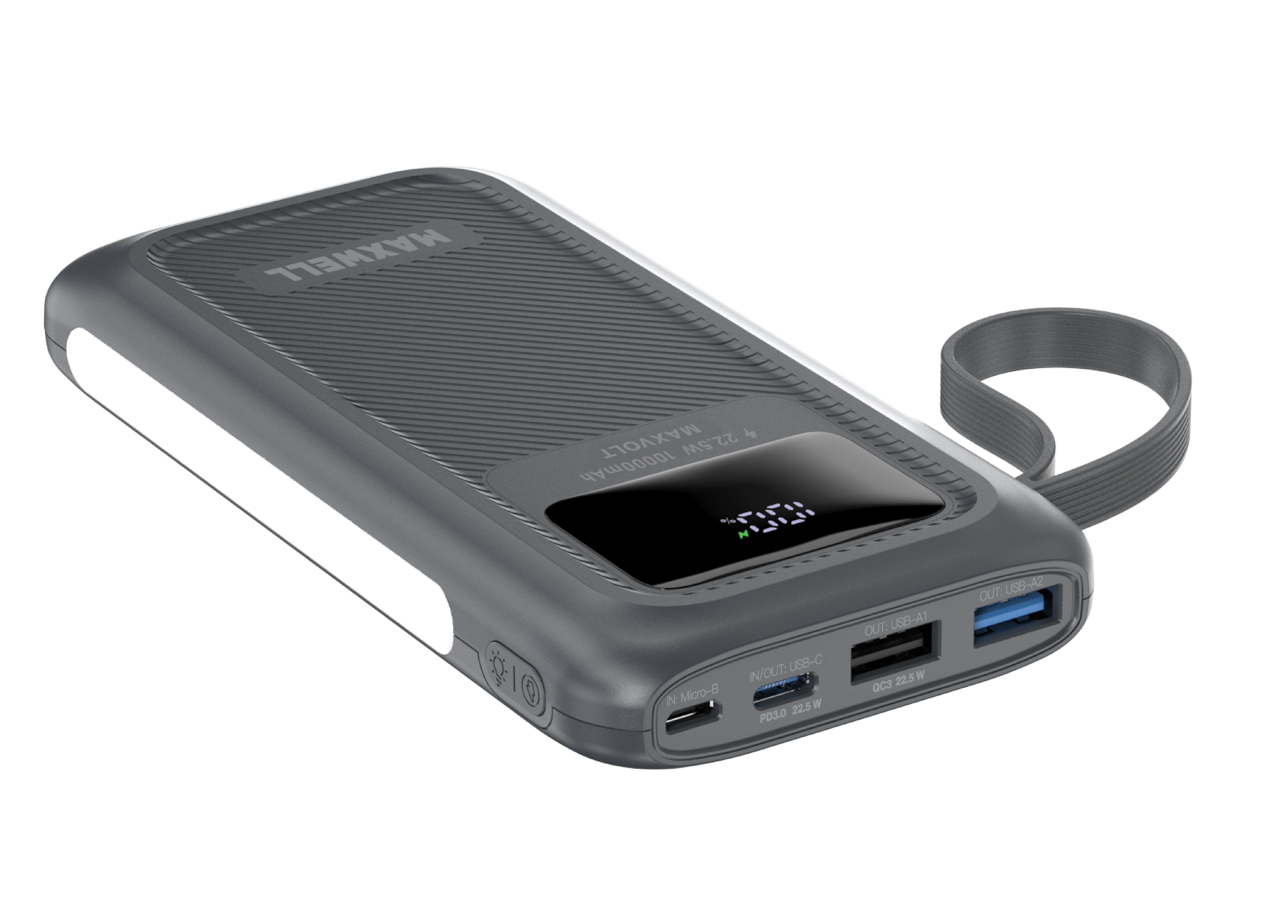 پاوربانک 22.5W مدل Maxvolt با ظرفیت 10000 میلی آمپر