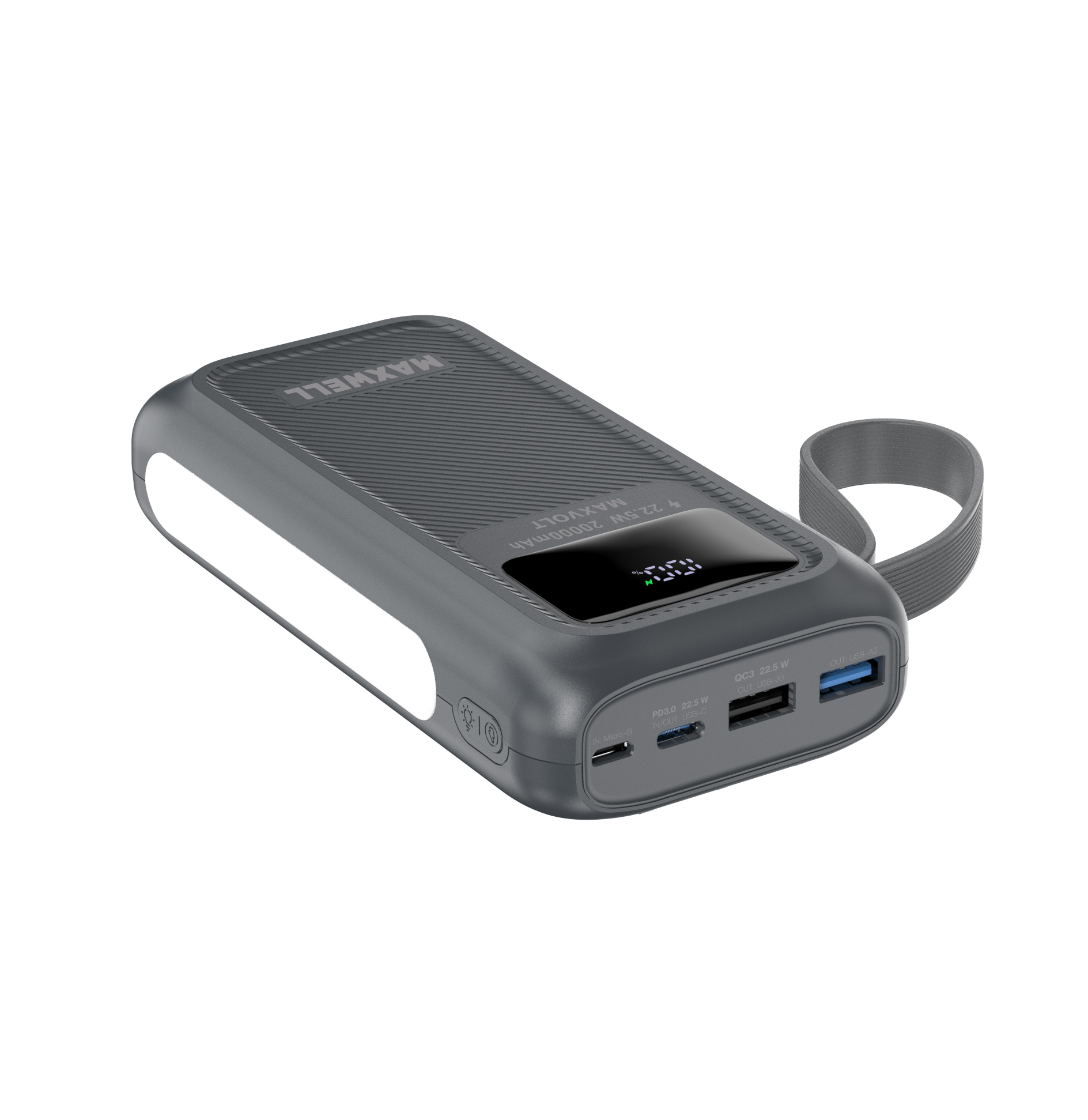 پاوربانک 22.5W مدل Maxvolt با ظرفیت 20000 میلی آمپر