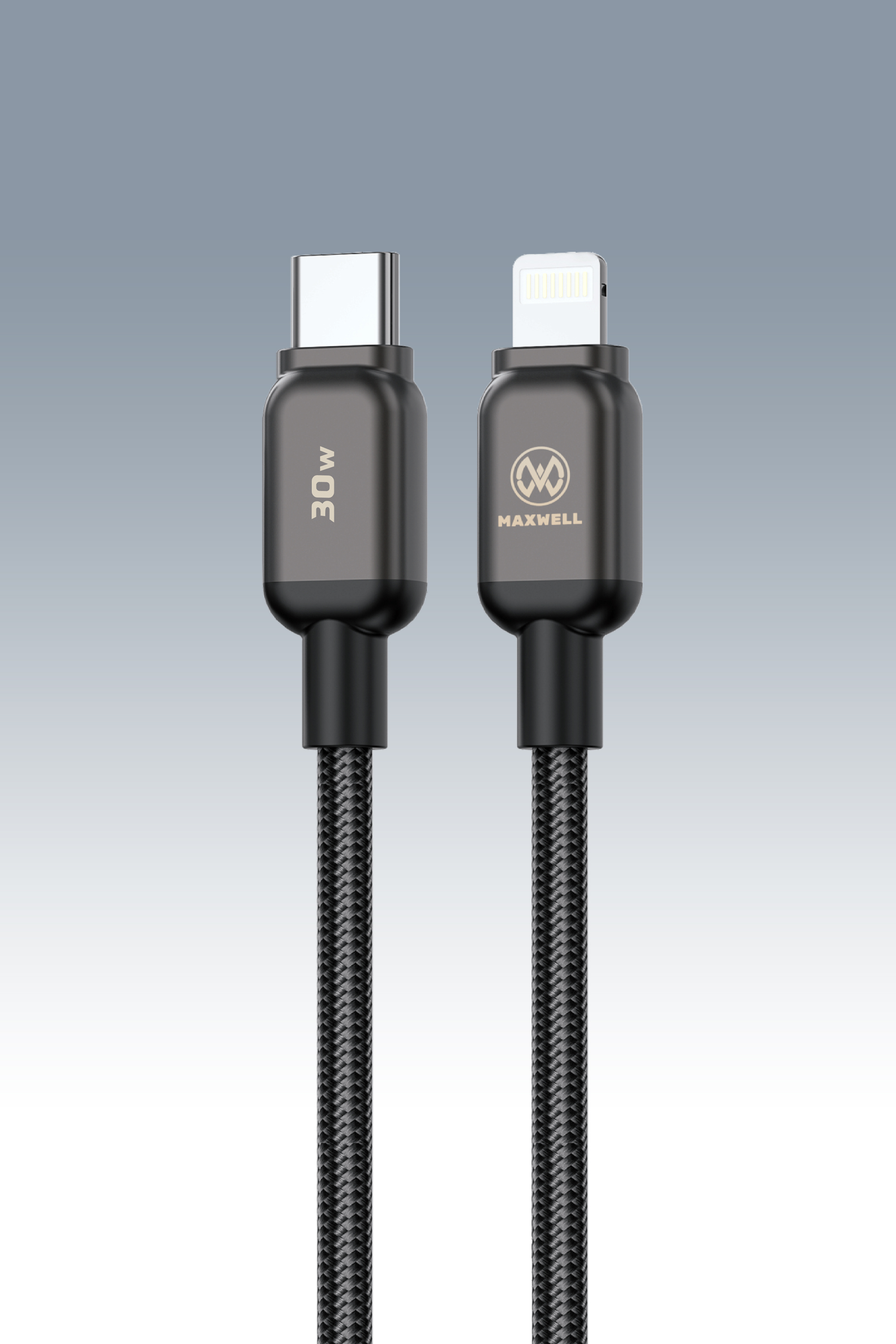 کابل شارژ 30 وات USB-C به Lightning مدل THUNDER LINE طول 1 متر