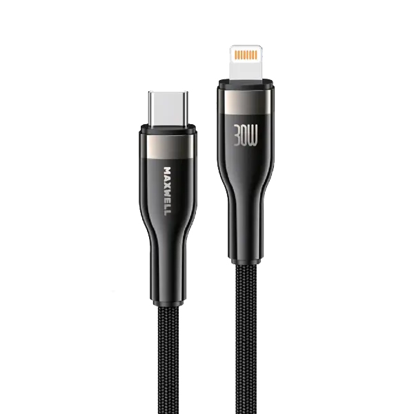 کابل شارژ 30 وات USB-C به Lightning مدل TURBO LINE طول 2 متر