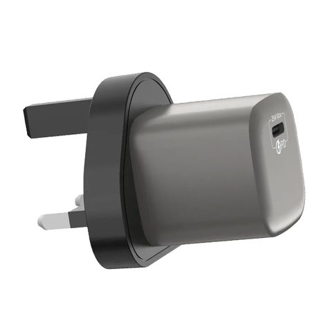 شارژر دیواری 25 وات مدل CHARGEMAX سه پین با فناوری PD