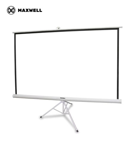پرده پروژکتور سه پایه دار مدل Tripod Screen سایز 180x180