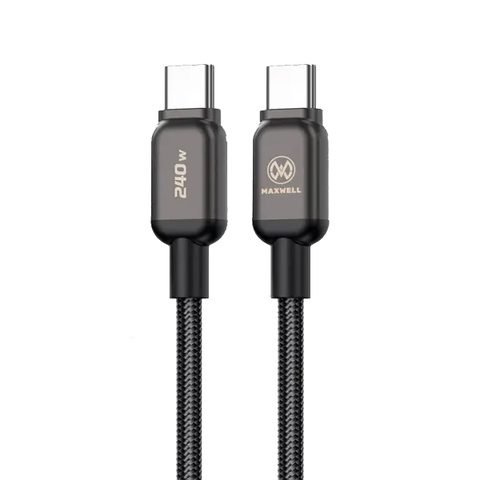 کابل تبدیل 240 واتی USB-C به USB-C مکسول با طول ۱ متر Maxwell USB-C to USB-C Cable