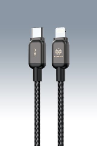 کابل شارژ 30 وات USB-C به Lightning مدل THUNDER LINE طول 1 متر