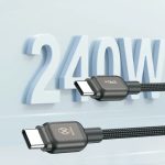 کابل تبدیل 240 واتی USB-C به USB-C مکسول با طول ۱ متر Maxwell USB-C to USB-C Cable