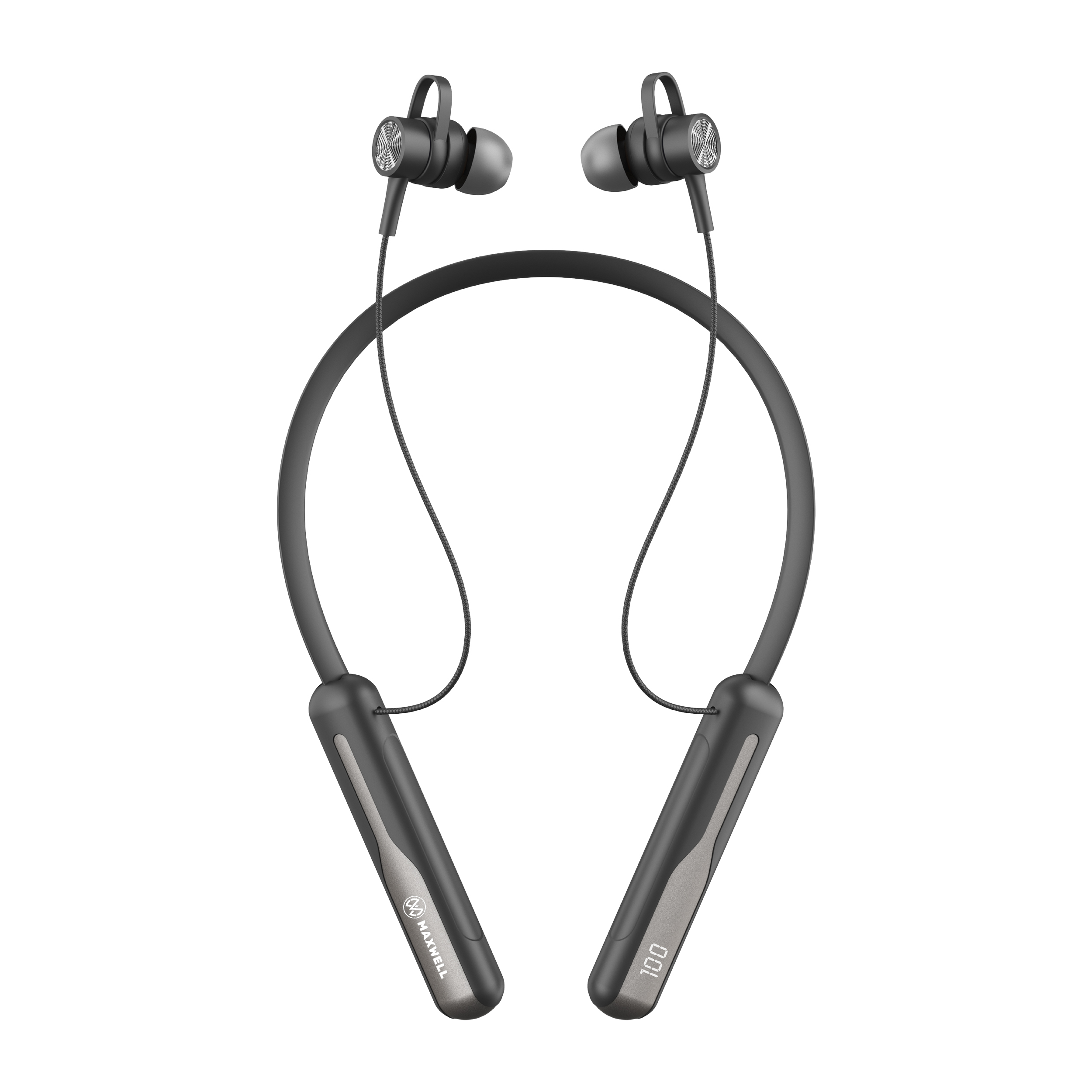 maxwell Beats Flow-wirelless neckband Earphones-blk-pic2 هندزفری گردنی BEATS FLOW